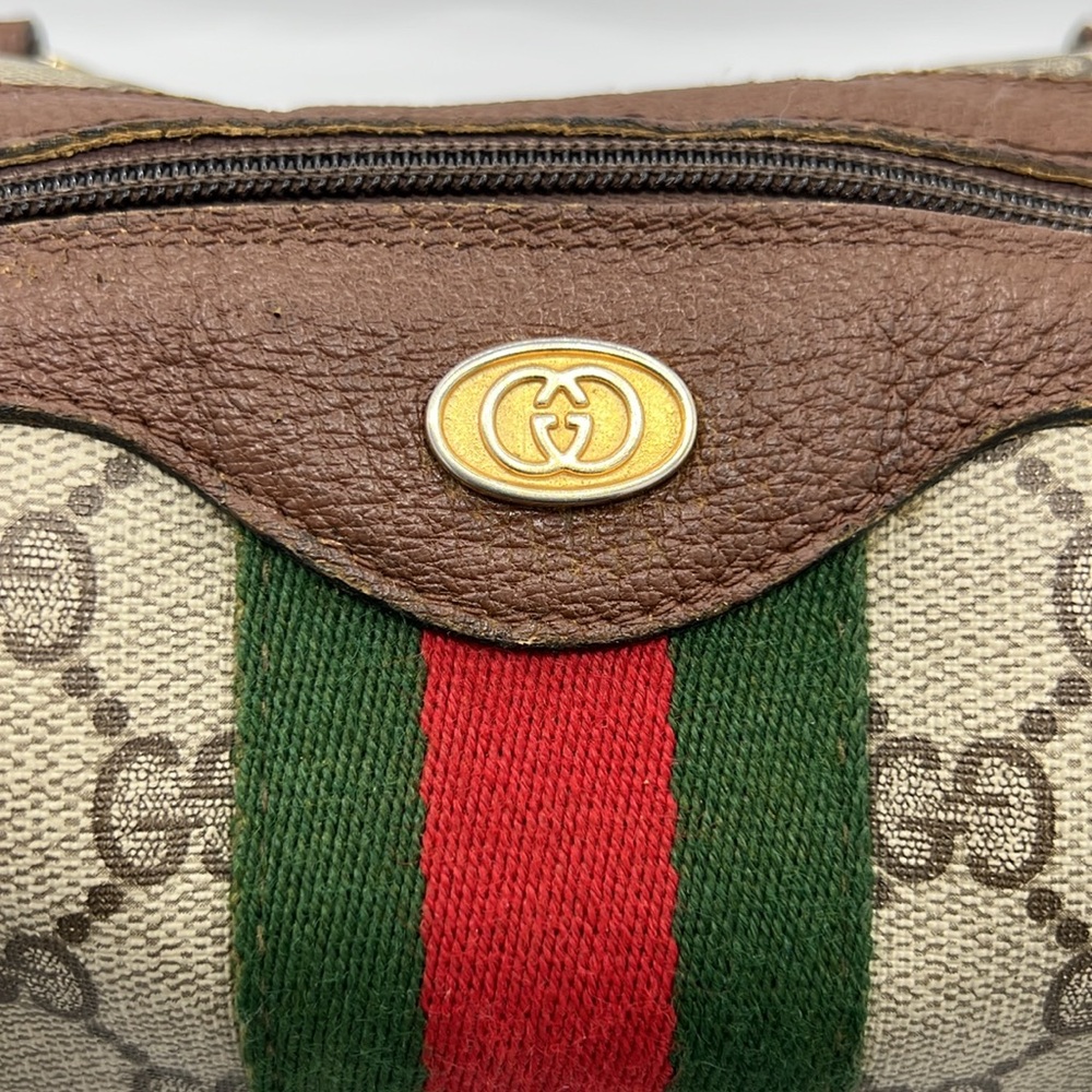 Gucci Canvas GG Supreme Boston- Accessory Collection - Vintage - Picture 5 of 15